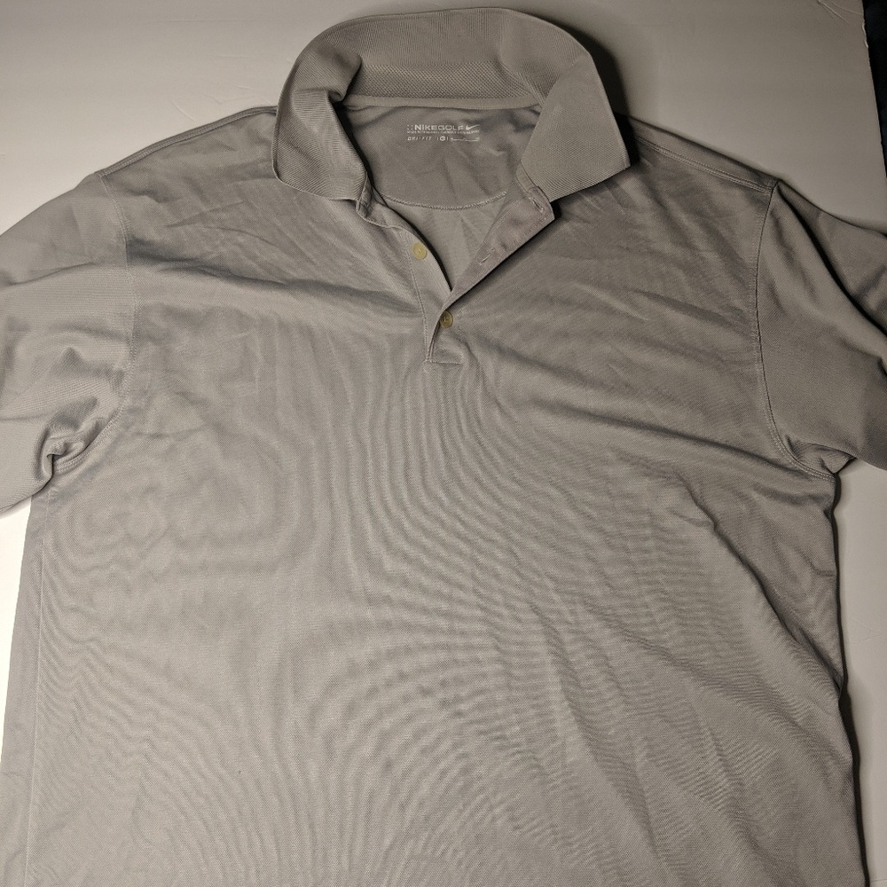 NWOT NIKE Golf Polo Grey Men's Size XL